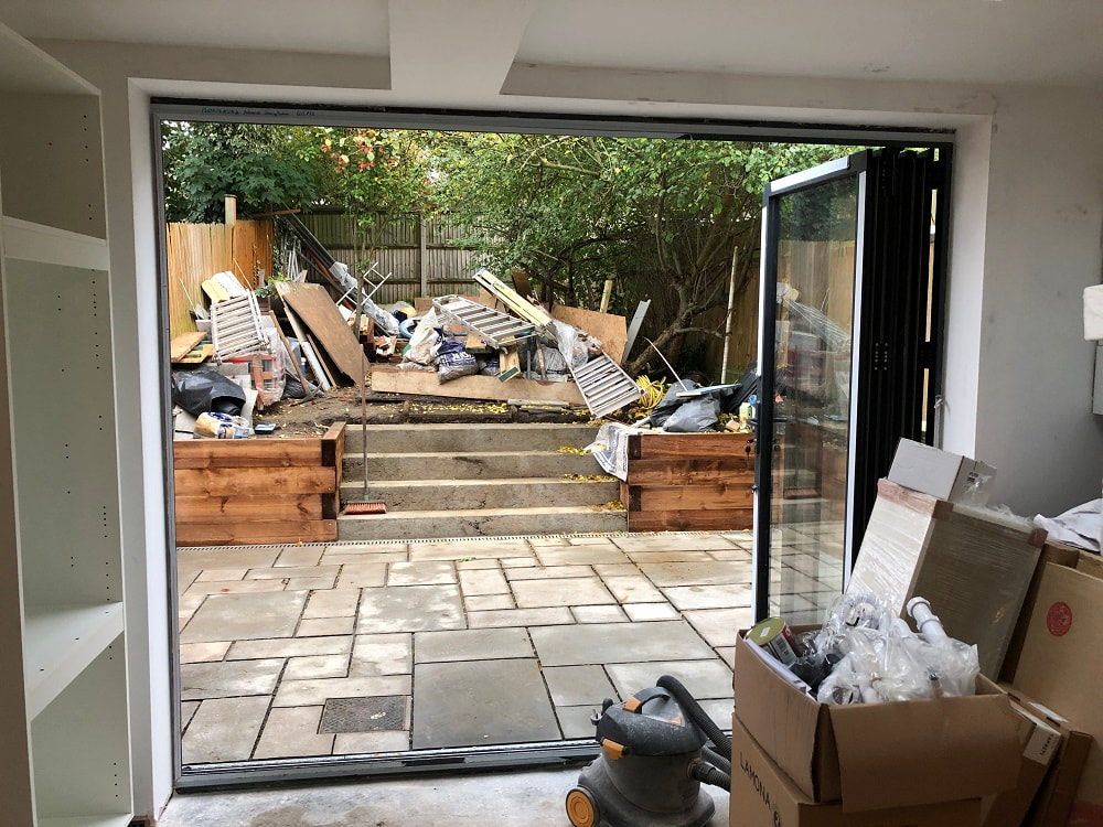 Kitchen extension being built_image for blog post_essex structural engineers